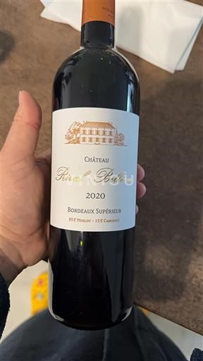 Bordeaux Bordeaux Supérieur Château Pierrail Bellevie 2020