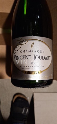 Champagne Šampanské Vincent Joudart Réserve Neročník