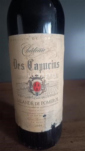 Bordeaux Lalande-de-Pomerol Château S Capucins 2004