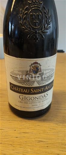 Vallée du Rhône Gigondas Château Saint-André 2000