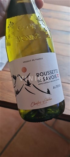 Savoie and Bugey Roussette de Savoie Charles Adelin Altesse 2023