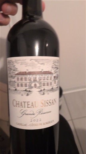 Bordeaux Cadillac-Côtes-de-Bordeaux Château Sissan Grand Réserve 2022