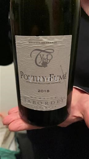 Loire Valley Pouilly-Fumé Domaine Tabordet 2018