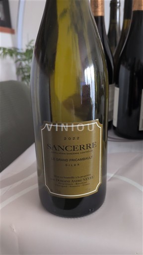 Loire Valley Sancerre Domaine André Neveu Le Grand Fricambault 2022