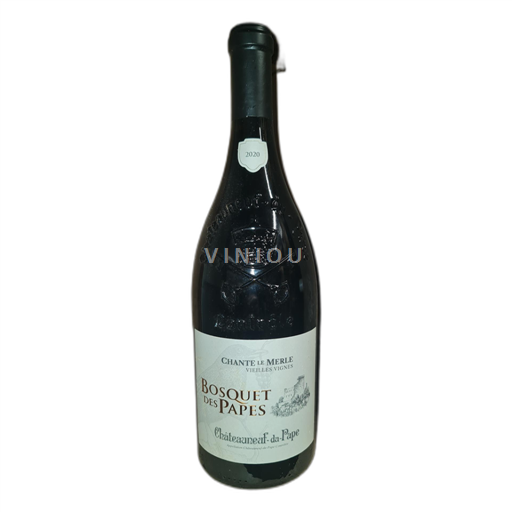 Thung lũng Rhône Châteauneuf-du-pape Bosquet des Papes Chante le Merle Vieilles Vignes 2020
