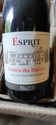 Rona dolina Côtes-du-Rhône Domaine Brotte Esprit 2020