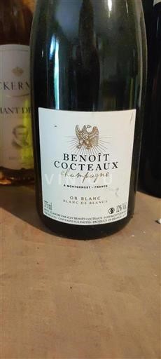 Champaña Champán Benoît Cocteaux Or Blanc Sin añada