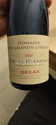 Thung lũng Rhône Crozes-hermitage Domaine S Grands Chemins 2020