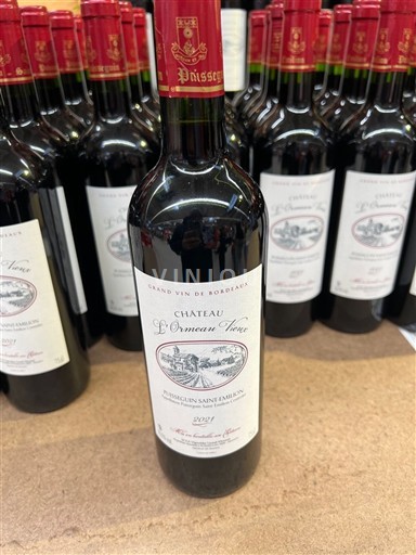 Bordeaux Puisseguin-saint-émilion Château L’Ormeau Vieux 2021