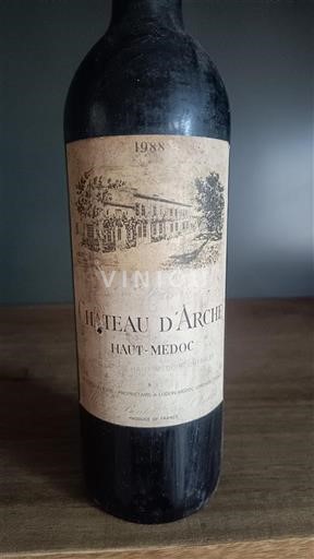 Bordeaux Haut-Médoc Château Arche 1988