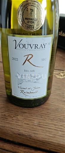 Loirevallei Vouvray Domaine La Robinièrelt Bel-Air 2022