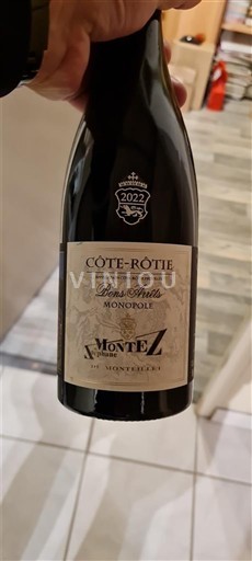 Rhône-dalen Côte-rôtie Domaine Monteillet Les Bons Arrêts Monopole 2022