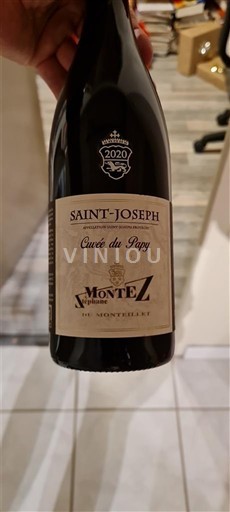 Rhônevallei Saint-Joseph Montez du Papy 2020