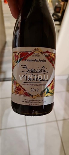 Beaujolais Beaujolais Nouveau Domaine S Perelles 2019