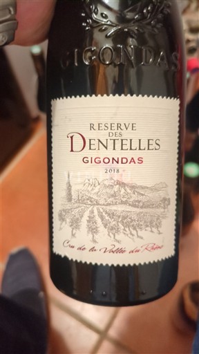 Rhônedalen Gigondas Réserve de Dentelles 2018