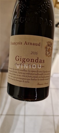 Rhône-dalen Gigondas François Arnaud 2016