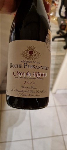 Rona dolina Côtes-du-Rhône Roche Persannière Réserve de la Roche Persannière 2014