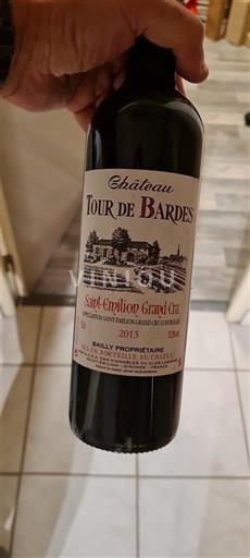 Bordeaux Saint-Émilion Grand Cru Grand Cru Château Tour de Bardes 2013