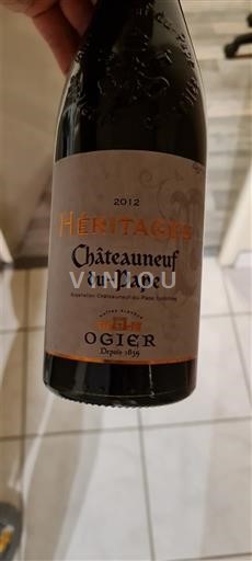 Rona dolina Châteauneuf-du-Pape Ogier Héritages 2012