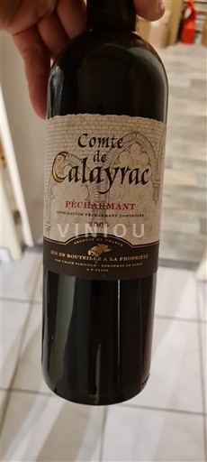 Sydvestfrankrig Pécharmant Comte de Calayrac 2006