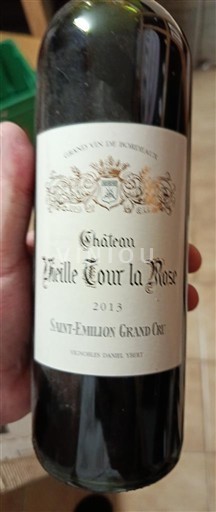 Bordeaux Saint-Émilion Grand Cru Grand Cru Château Vieille Tour la Rose 2013