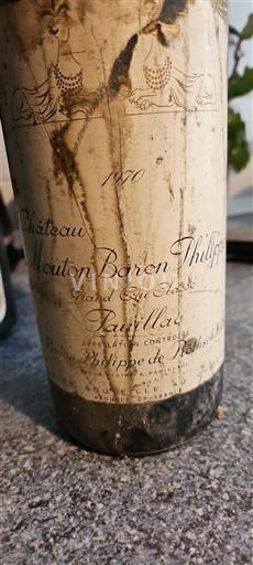 Bordeaux Pauillac Château Mouton Baron Philippe 1970