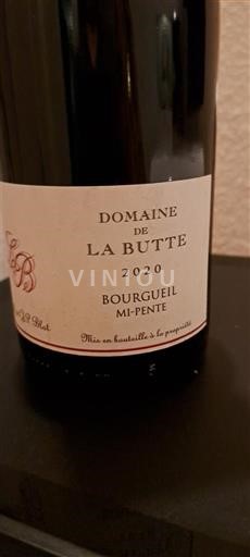 Vale do Loire Bourgueil Domaine La Butte Mi-Pente 2020
