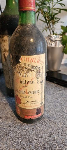 Bordeaux Saint-Émilion Grand Cru Grand Cru Château Chapelle Lescours 1976