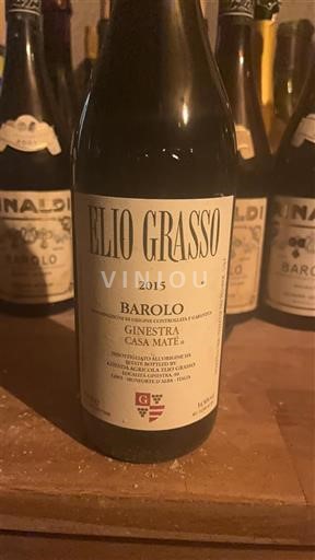 Piedmont Wines Barolo Elio Grasso Ginestra Casa Maté 2015