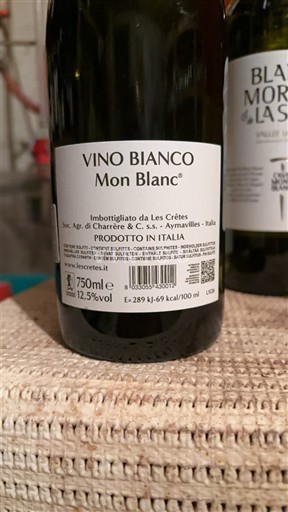 Val d'Aoste Les Crêtes Mon Blanc Non Millésimé