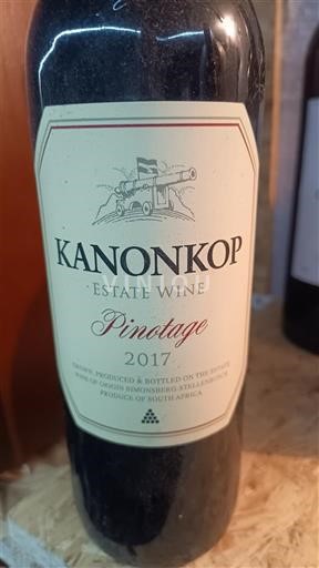 Región Costera Stellenbosch Kanonkop Pinotage 2017