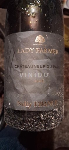 Valle del Ródano Châteauneuf-du-Pape. Nelly Brion Lady Farmer 2020