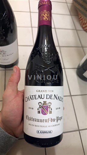 Valle del Ródano Châteauneuf-du-Pape. Château de Nalys 2018