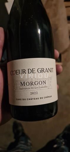 Beaujolais Morgon Château Cave du Château de Chénas Cœur de Granit 2022