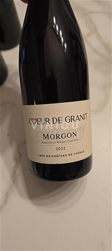 Beaujolais Morgon Château Cave du Château de Chénas Cœur de Granit 2022