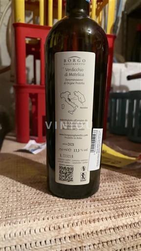 Marche Verdicchio di Matelica Borgo Paglianetto 2021