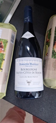 Borgoña Hautes Côtes de Beaune Domaine Mazilly Père & Fils Clos du Bois Prévot 2022