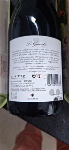 Aragón Calatayud Calatayud La Garnacha 2018