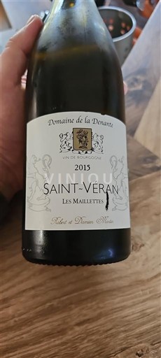 Bourgogne Saint-Véran Domaine La Denante Les Maillettes 2015