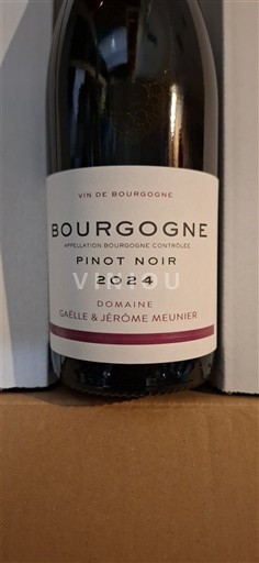 Bourgondië Bourgogne Domaine Gaelle & Jérôme Meunier Pinot Noir 2024