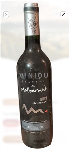 Sydvestfrankrig Pécharmant Château Malbernat 2019