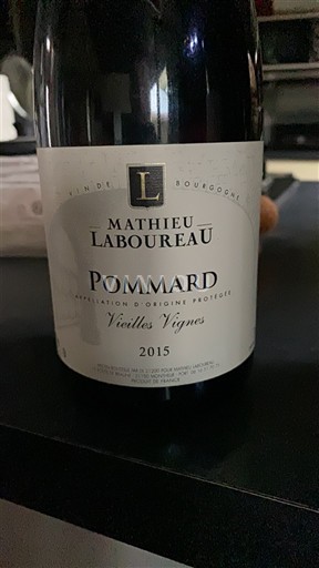 Burgundi Pommard Mathieu Laboureau Vieilles Vignes 2015