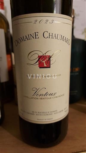 Vallée du Rhône Ventoux Domaine Chaumard des Campagnoles 2023