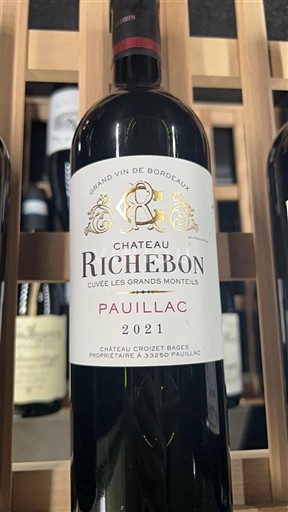 Bordeaux Pauillac Château Richebon Les Grands Montels 2021
