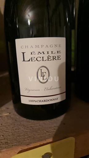 Samppanja Émile Leclère 100% Chardonnay Ei vuosikertaa