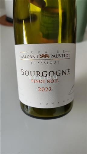 Burgundi Bourgogne Domaine Maldant Pauvelot Classique 2022