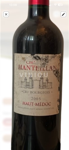 Bordeaux Haut-Médoc Château Hanteillan 1995