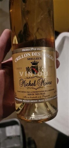 Lorraine Unspecified Michel Moine Crillon des Vosges Moelleux 2022