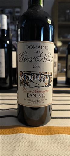 Provence Bandol Domaine Gros’Noré Antoinette 2013