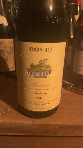 Piemonte Barolo Bovio Gattera 2016